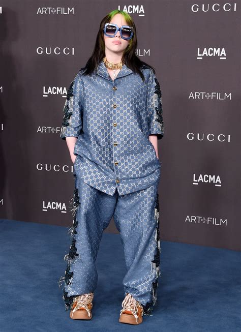 billie eilish gucci red carpet